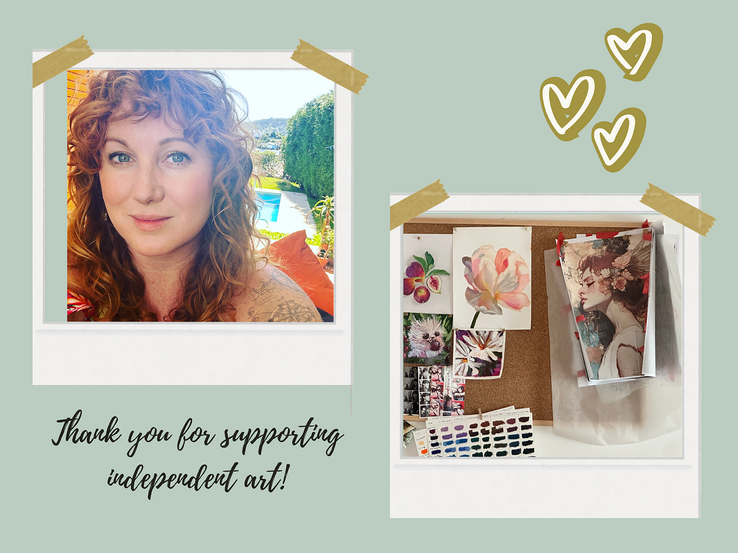 Red and Turquoise Mexican Door Painting | Maximalist Canvas Art Print