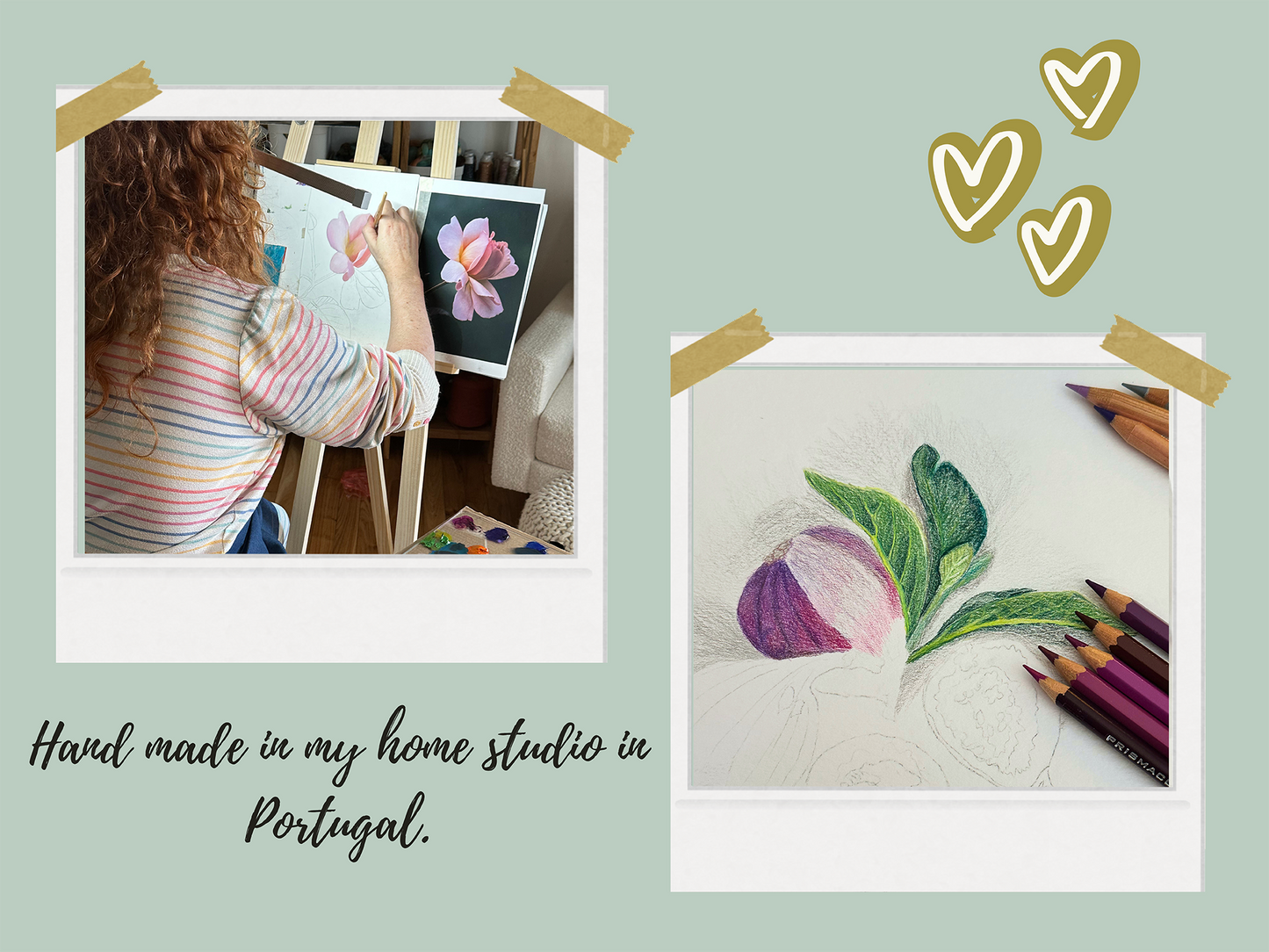 Red and Turquoise Mexican Door Painting | Maximalist Canvas Art Print