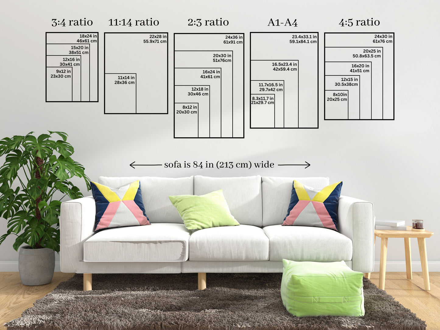 Mediterranean Orange and Teal Rustic Door | Maximalist Art Poster