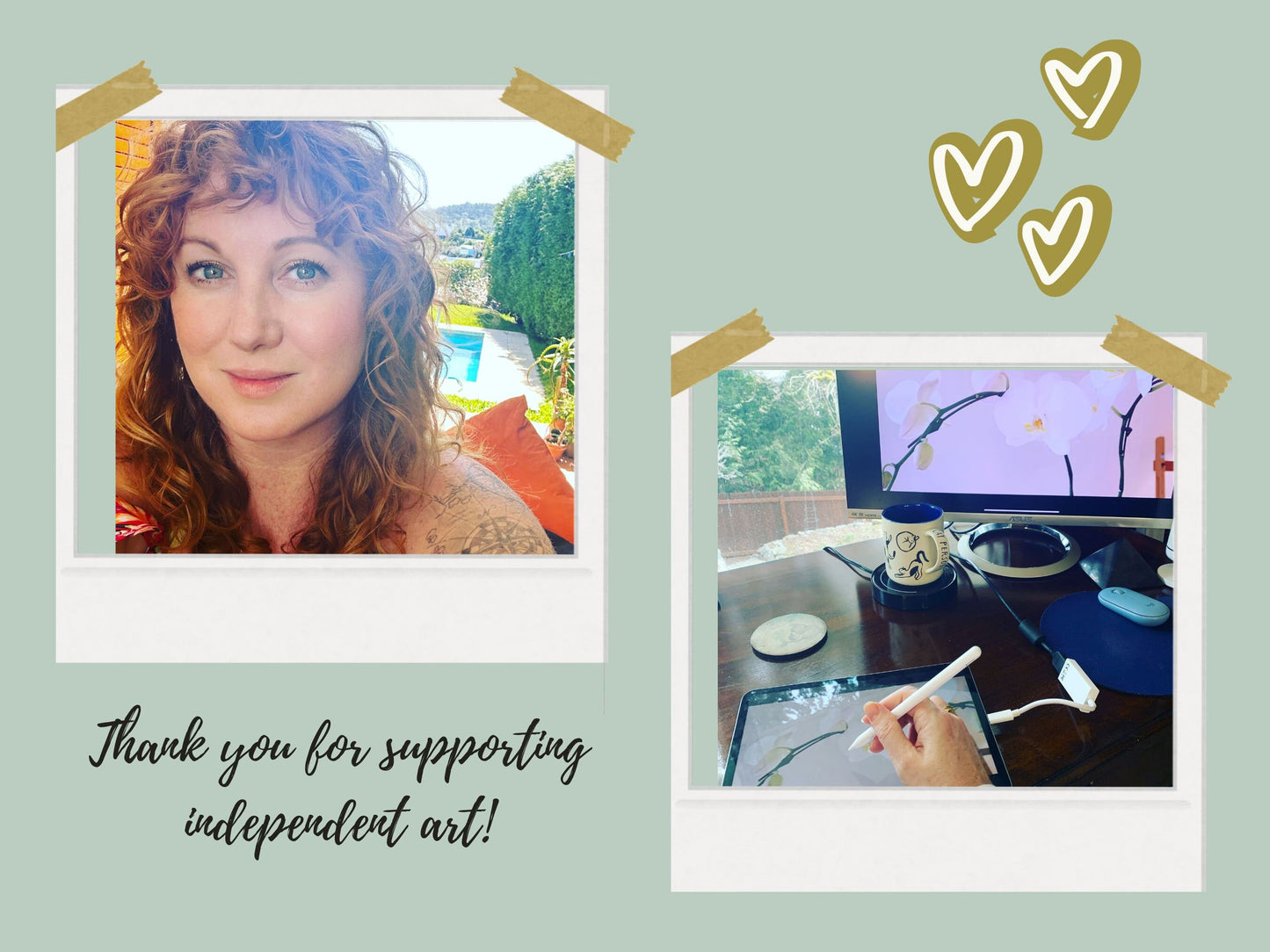 Mediterranean Orange and Teal Rustic Door | Maximalist Canvas Art Print